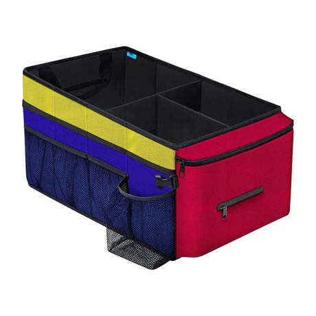 Organizador de armazenamento de porta-malas Assento de viagem Organizador de porta-malas para caminhão Suv Bolsas de mercadorias Caixa de armazenamento de carga Organizador de porta-malas de carro