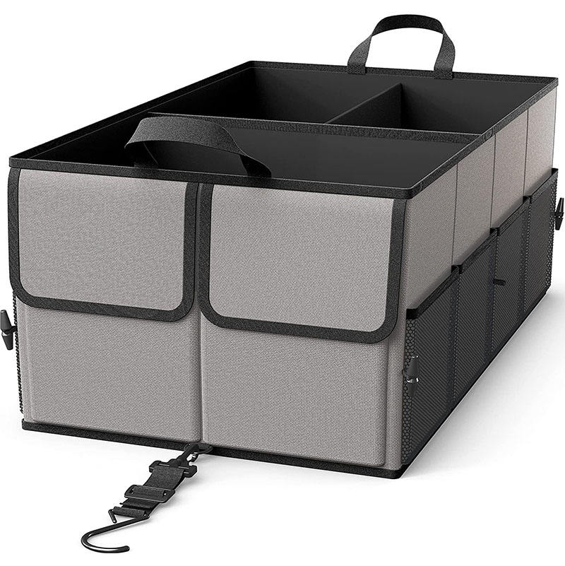 Organizador de armazenamento de caixa de armazenamento de SUV grande portátil portátil ao ar livre para carros universais